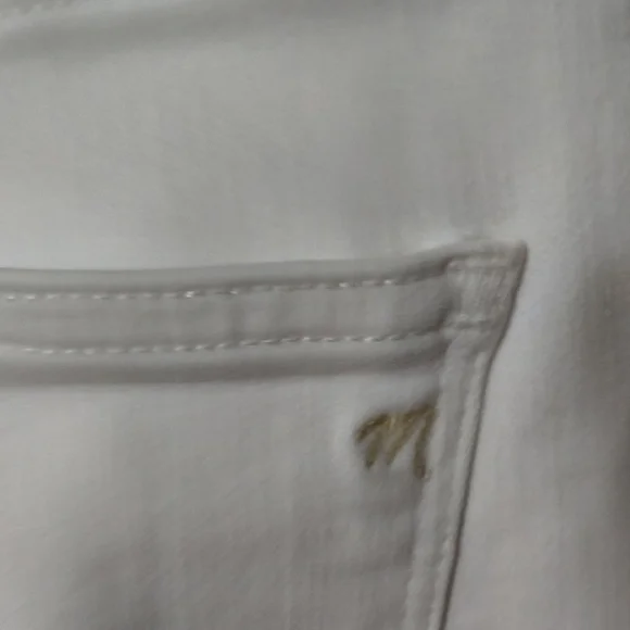 Madewell Women's White Cali Demi-Boot Jeans Size 26 - Picture 4 of 6